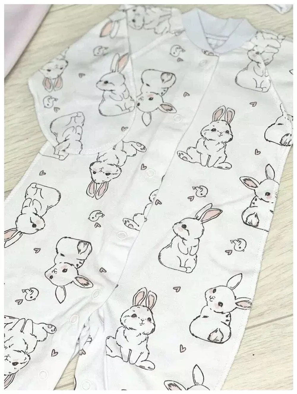 Комплект на выписку "Ангелочек" (4 пр.) - лето (плед,комбинезон,шапочка,пояс-бант) (Цвет: Сиреневый)