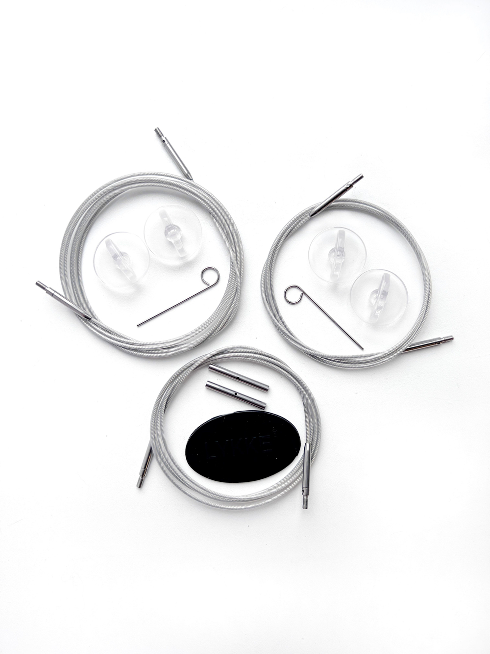 Набор съемных укороченных спиц 9см/5пар Flight Mini Maroon Lykke