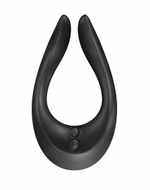 Чёрный многофункциональный стимулятор для пар Satisfyer Endless Joy (Цвет: черный)