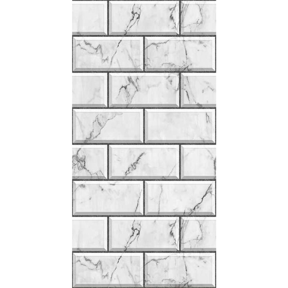 Панель ПВХ фотопечать White Carved Stone 8275 2700х250мм