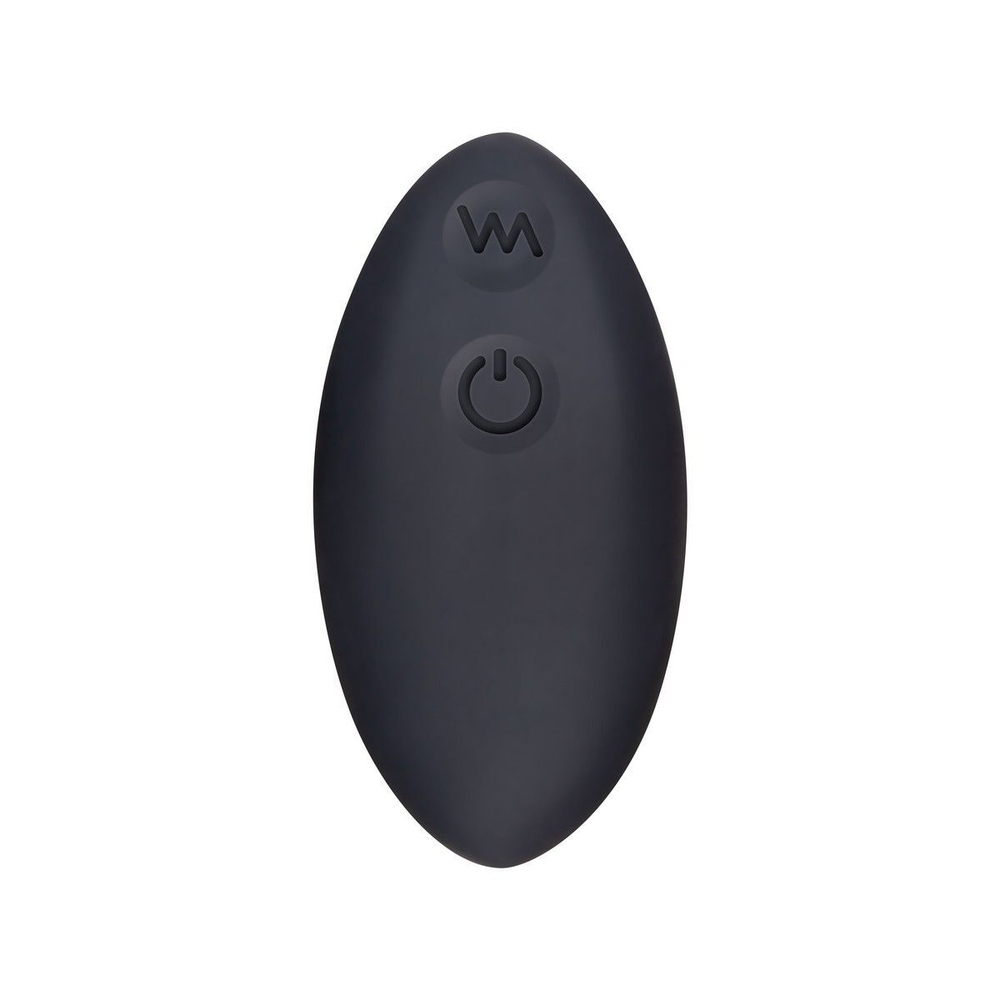 Черные трусики на завязках с вибровкладкой Hidden Pleasure и пультом ДУ (Цвет: черный)