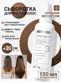 Сыворотка GROW IT от выпадения и для роста волос