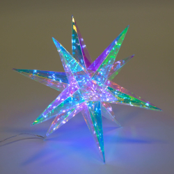 Фигура светодиодная внешняя Звезда 30см 100LED, мультиколор, USB, ПЭТ, RX117-30