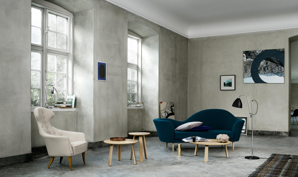 Floor design lamp  Bestlite BL1 by Gubi (White)