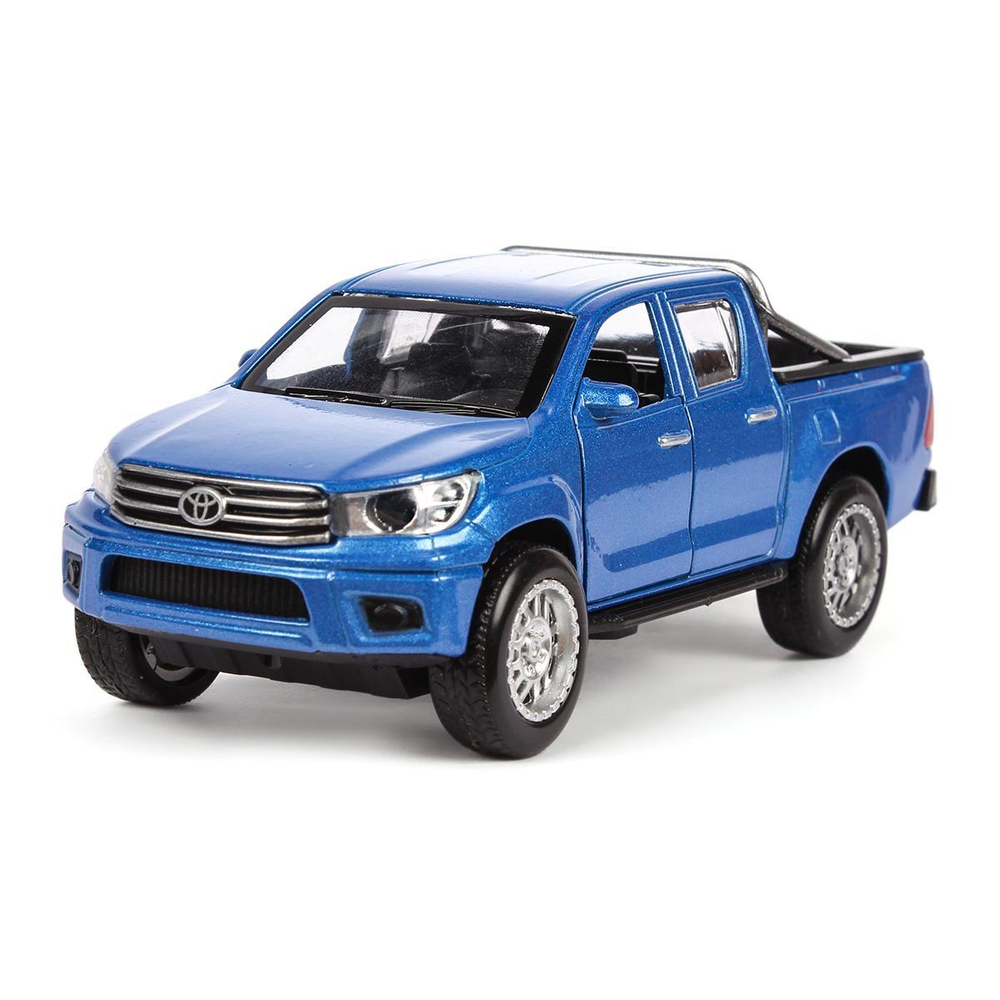 Модель ин. мет. "Toyota Hilux" 12см. двери, синий HILUX-12-BU (Технопарк)