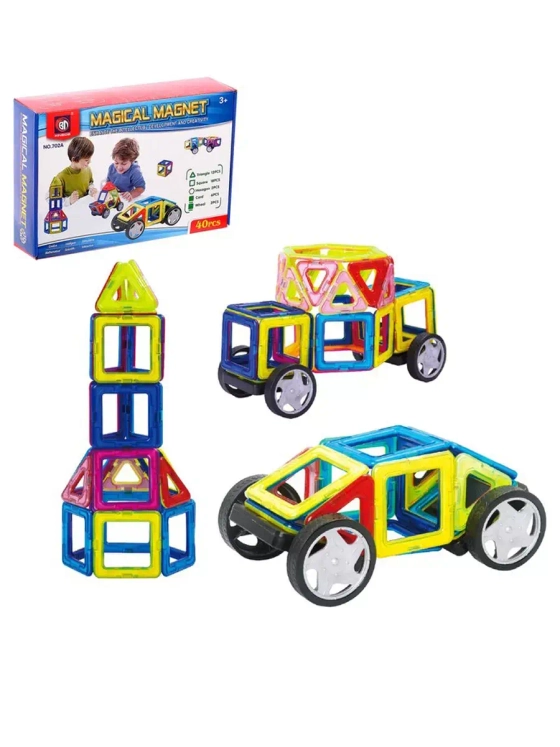Конструктор магнитный Магический магнит, 40 деталей