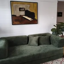 Диван TEDDY, терракотовый