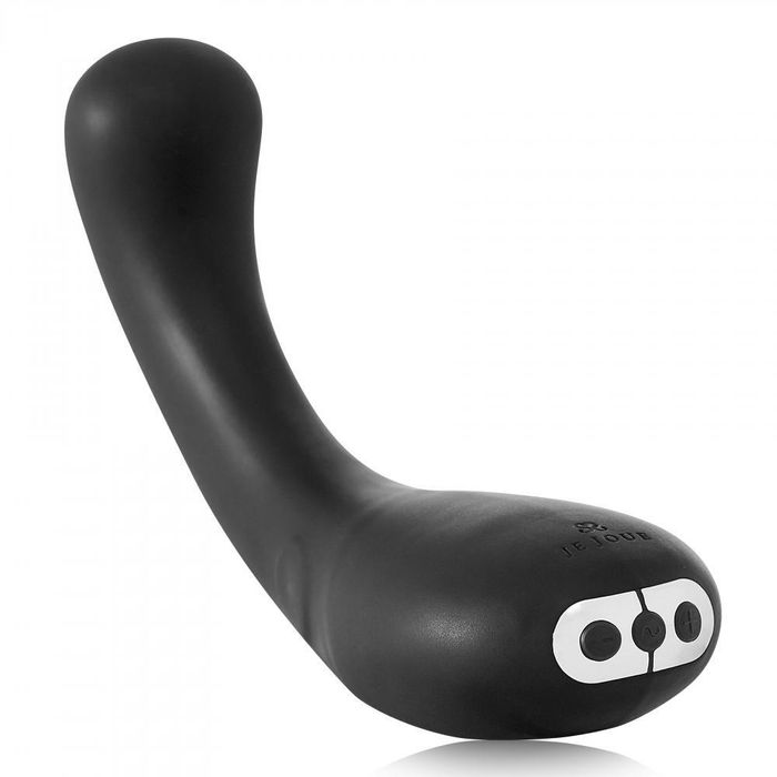 Черный гнущийся вибратор G-Kii G-Spot &amp; Clitoral Vibrator - 23 см.