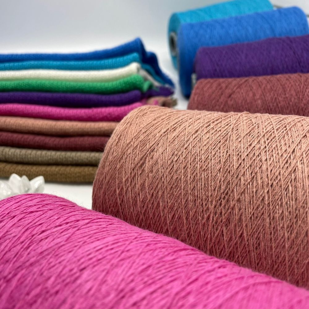 Пряжа для вязания меринос с кашемиром на бобине CASHFIVE