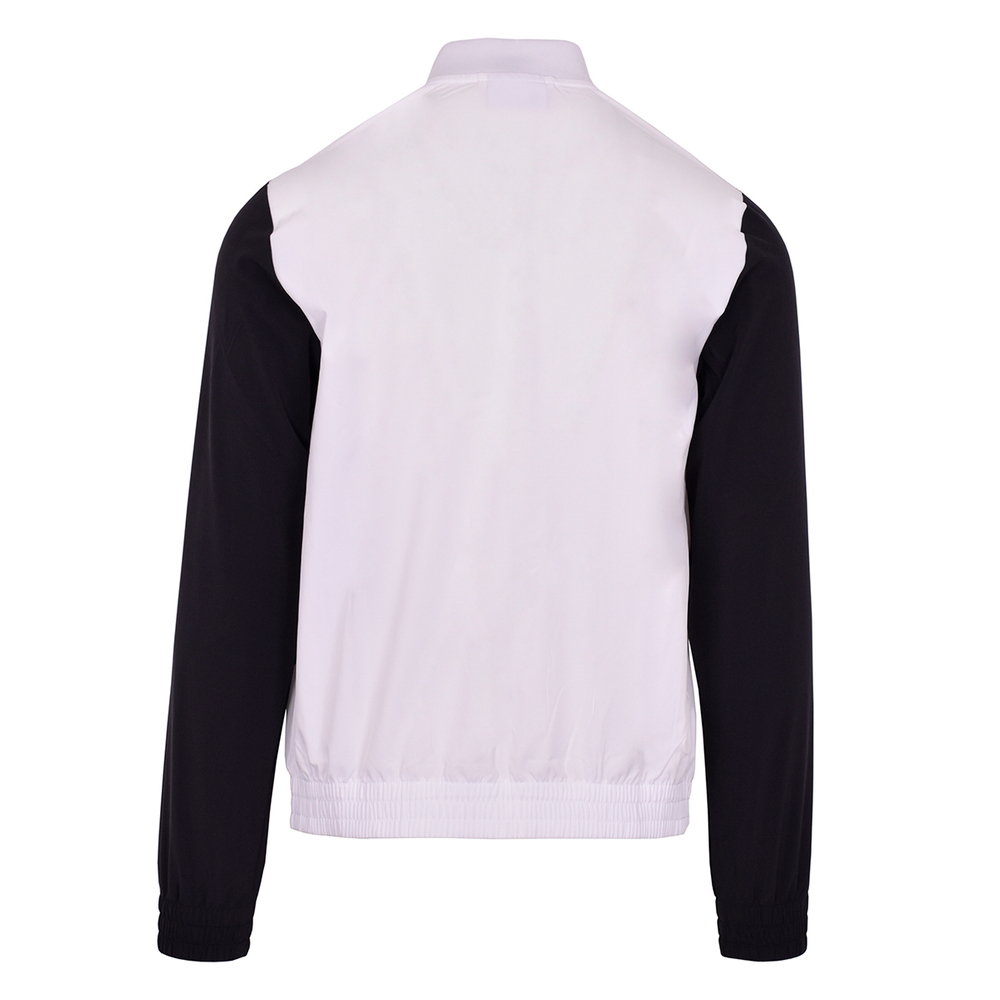 Мужская теннисная кофта Lotto Top Ten III Jacket PRT PL - bright white/all bla