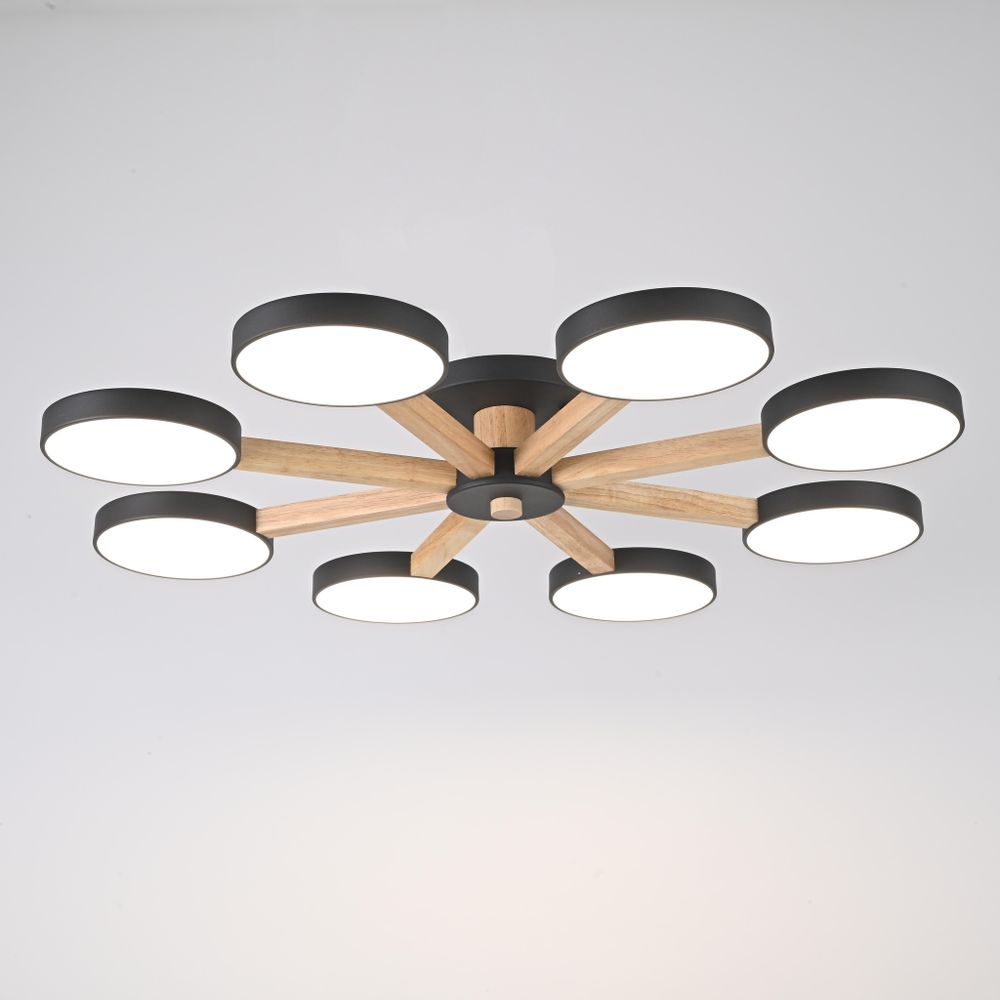 Потолочная Люстра Turna 8 Black By Imperiumloft