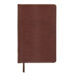 Ежедневник недатированный А5 138х213 мм BRAUBERG "Iguana" под кожу, 160 л., темно-коричневый, 125090