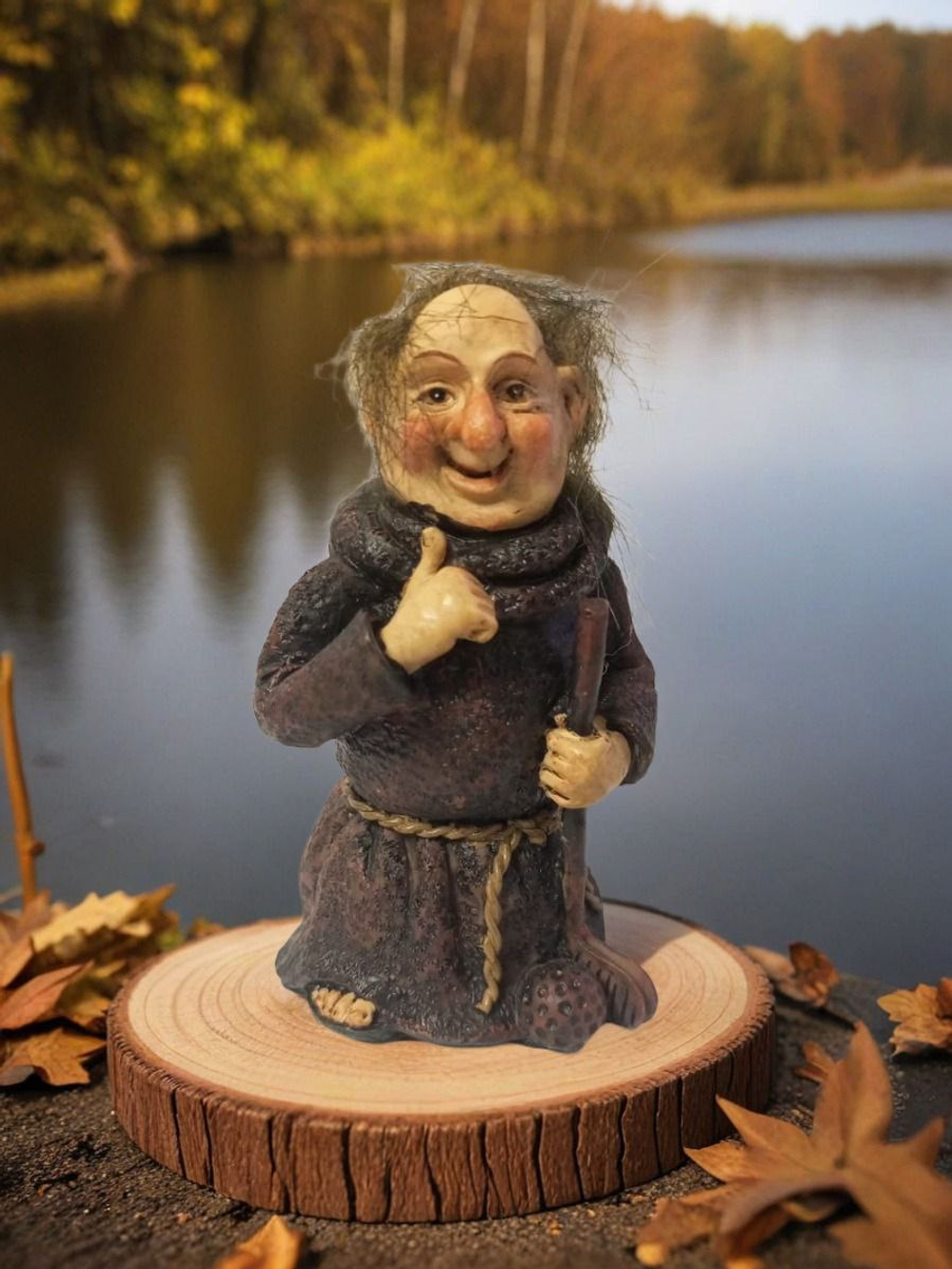 Статуэтка норвежский тролль-монах
