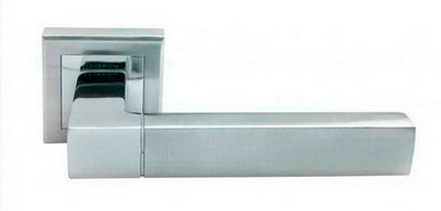 Ручка MORELLI MH-28 SC/CP-S мат. хром/хром "Fukoku" квадратная