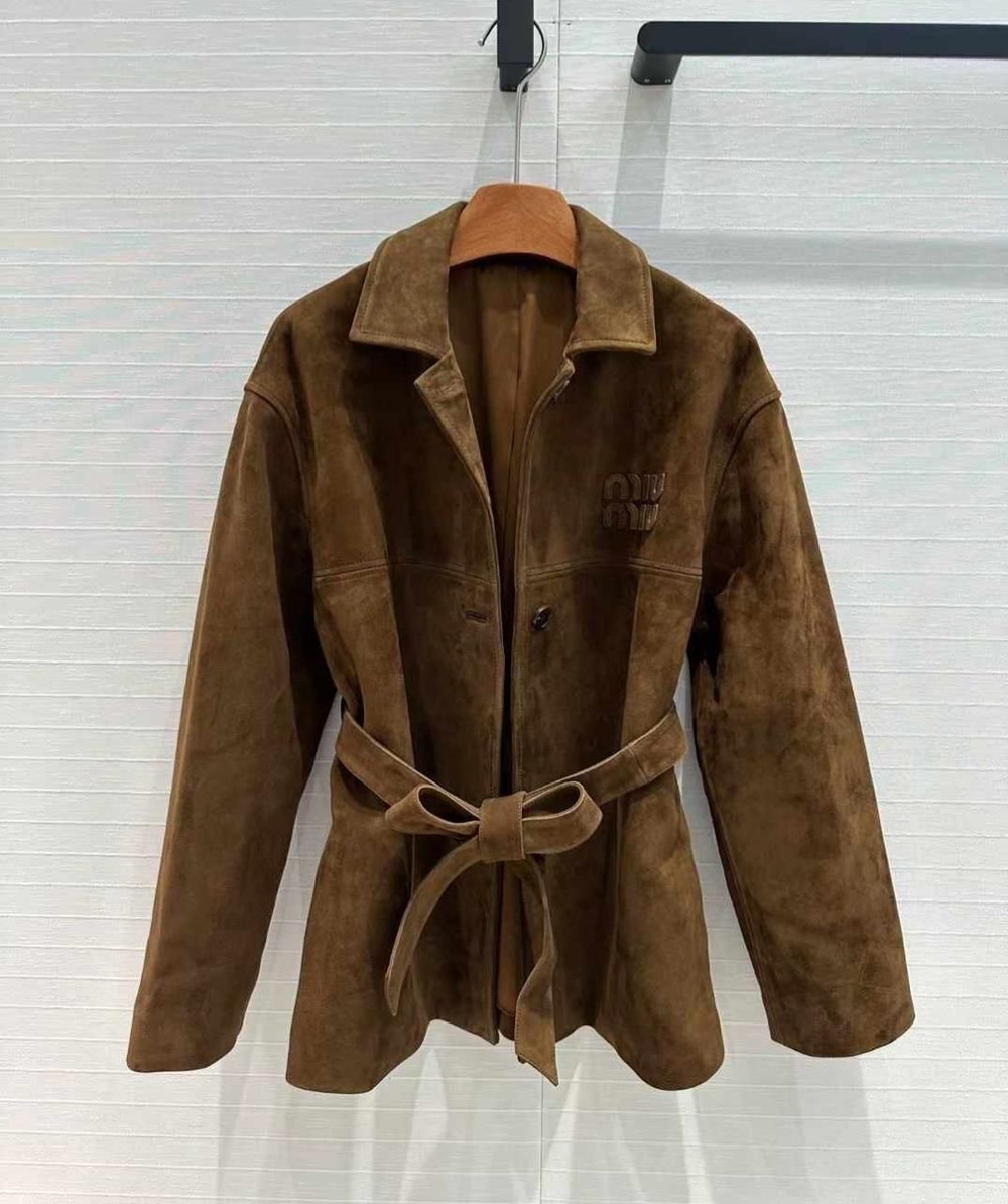 Куртка замшевая Miu miu