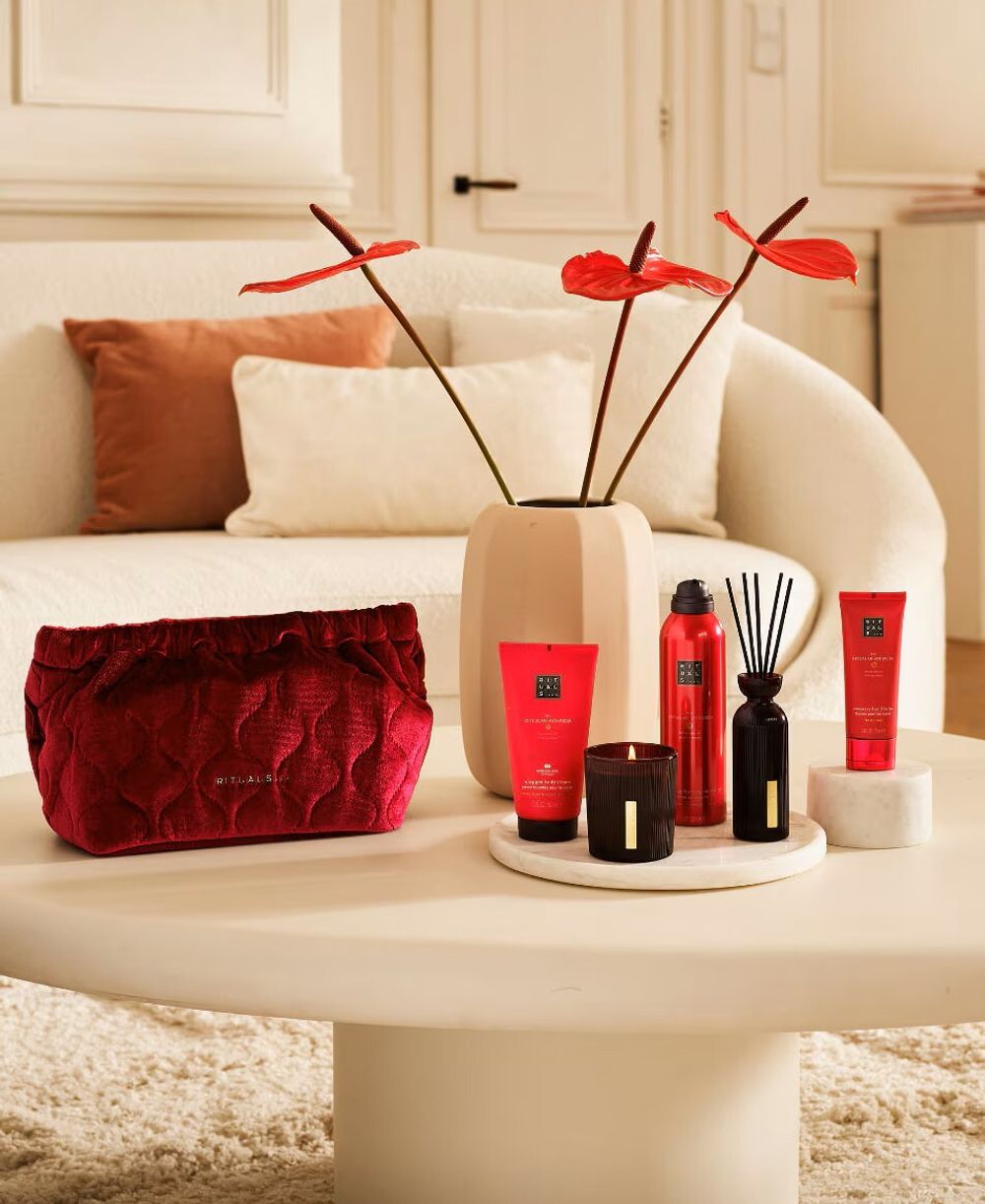 Большой подарочный набор Rituals The Ritual of Ayurveda Large Gift Set (с косметичкой)