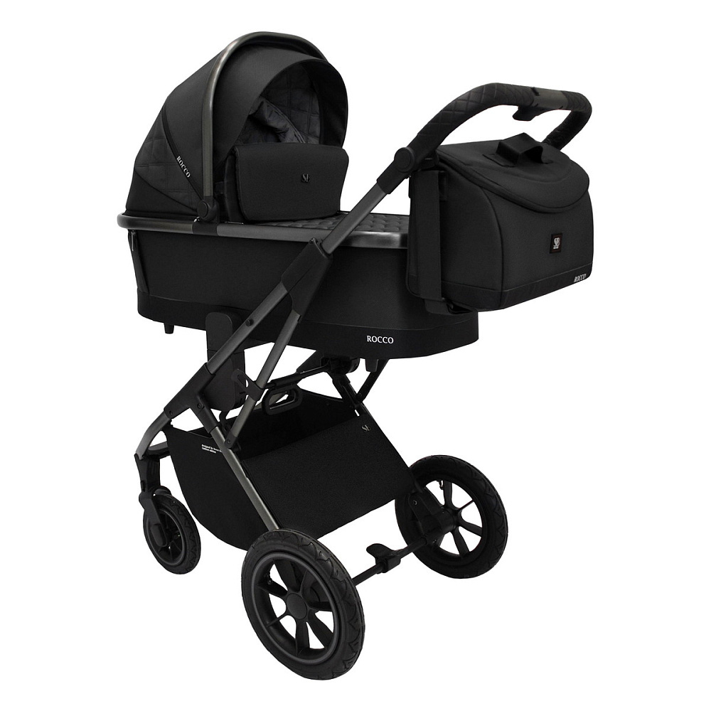 Детская коляска Sweet Baby Rocco Air 2 в 1 2024 Black 427055