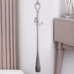 Рожок для обуви Бабочка Эир Античное серебро