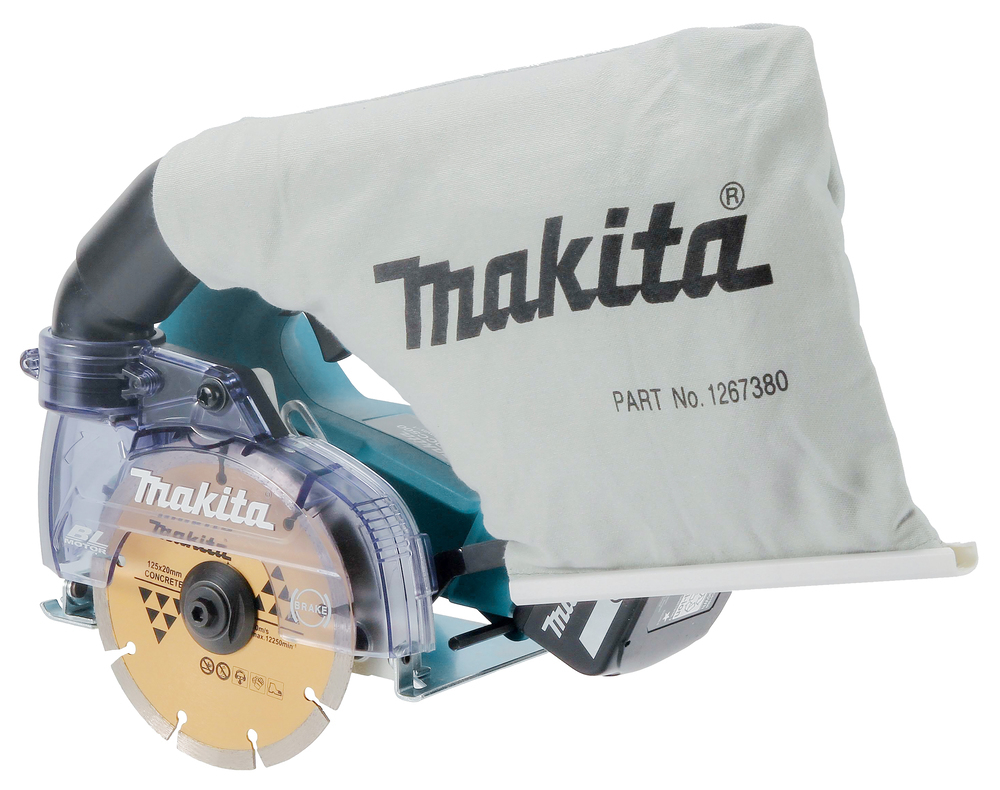 Аккумуляторная алмазная пила 125 мм Makita DCC500Z