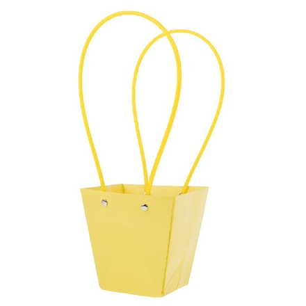 Пакет Мастхэв M конус 12*12*8 СВЕТЛО-ЖЕЛТЫЙ