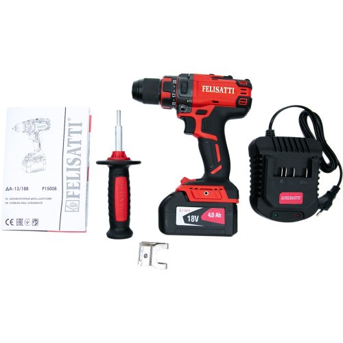 Дрель аккумуляторная FELISATTI ДА-13/18ВК   151.5.1.00