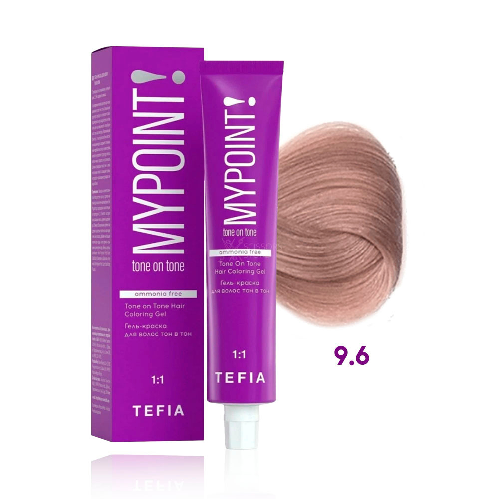 TEFIA  Гель краска для волос тон в тон, 60 мл