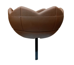 Садовый цветник Гейзер-1 с вазоном 500, цвет терракот, высота 750