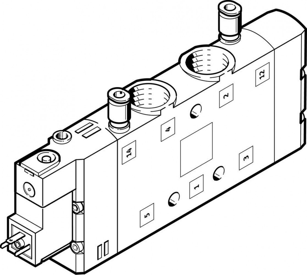 CPE24-M2H-5LS-3/8 Распределитель с электроуправлением