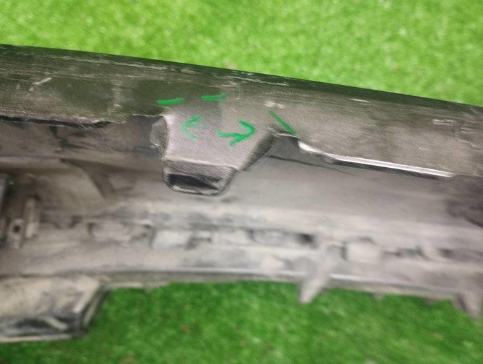 Юбка заднего бампера Audi Q7 2 (2015-2019)