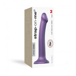 Гибкий фаллоимитатор Strap-on-me DILDO MONO DENSITE Фиолетовый Металлик размер Medium