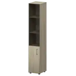 Стеллаж комбинированный узкий с стеклянным фасадом К-932,К-936,К-941,КФ-936,КФ-941 360x420x2000 Приоритет