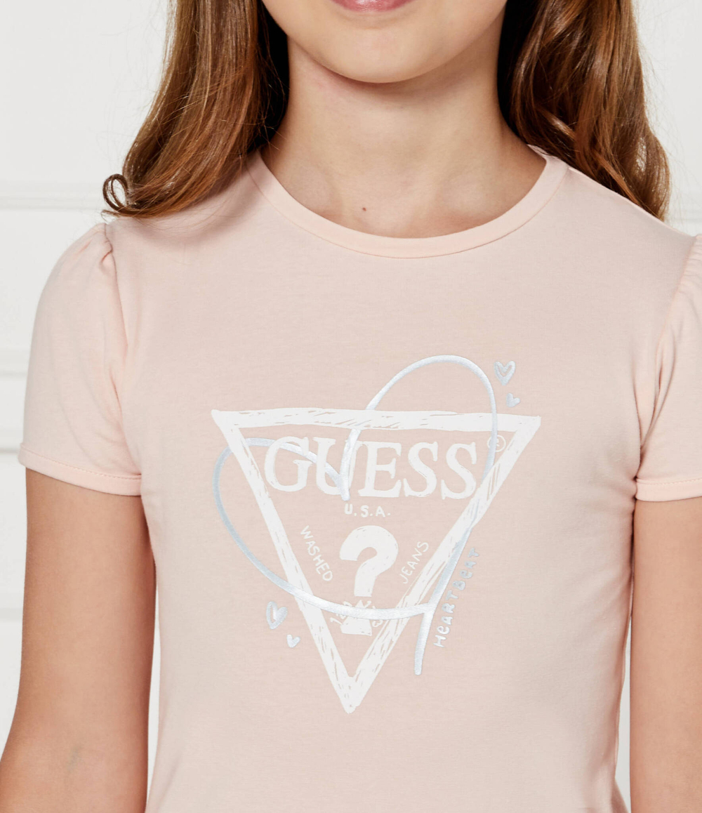 Футболка Guess - пудро-розовый(K4RI06 K6YW4)