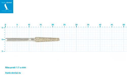 Бор алмазный стандартный Frank Dental типа FG - D.848.023.FG