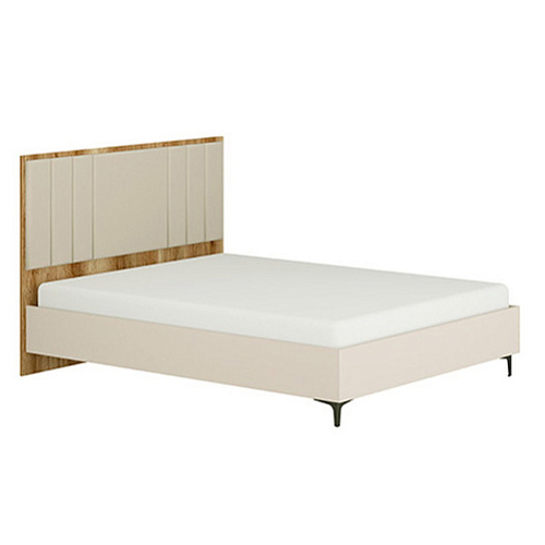 ДЖУЛИЯ 7.16 Кровать 1600 с ортопедом (ФУР) (Дуб Каньон / Сатин) ИВАРУ