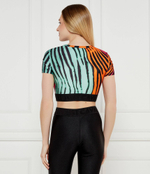 Блузка Just Cavalli - розовый(78PAH6A0JS451)