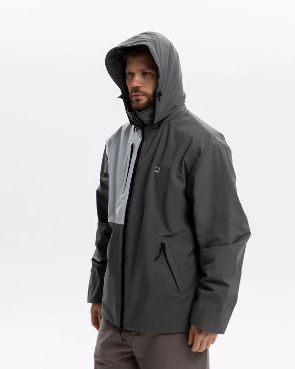 Куртка Shell-02 Boreal Edition серая/белая - фото 2