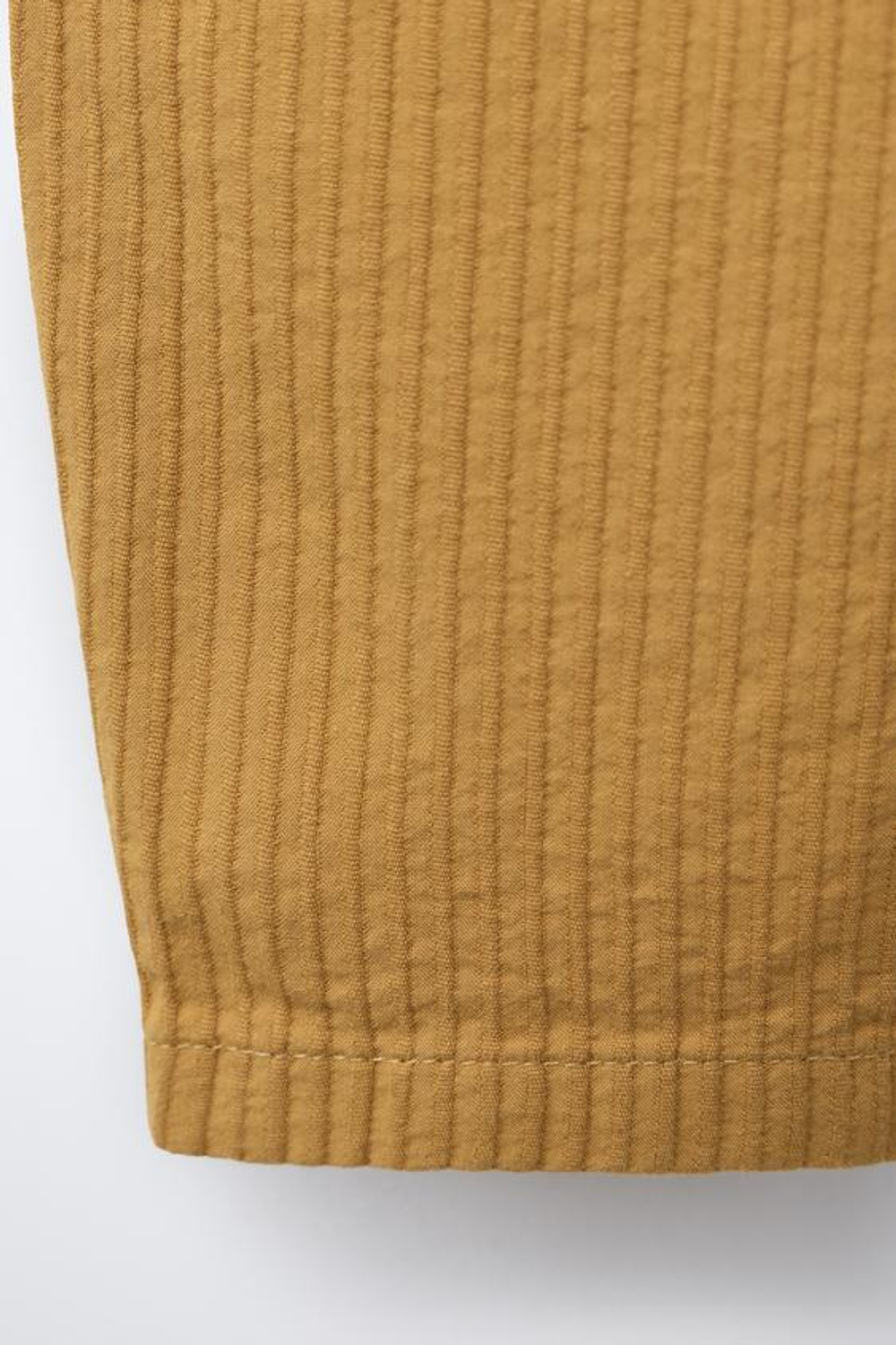 ZARA БРЮКИ BAGGY ТЕКСТУРНЫЕ, ОХРА