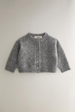 ZARA HOME КАШЕМИРОВЫЙ КАРДИГАН, СЕРЫЙ