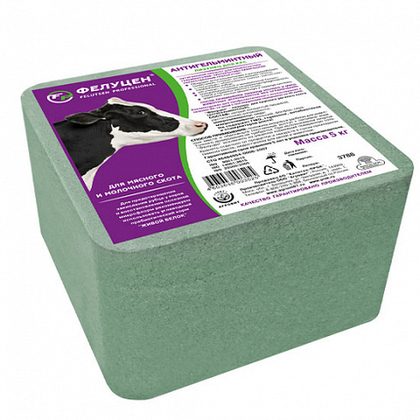 ФЕЛУЦЕН Лизунец антигельминтный, 5 кг