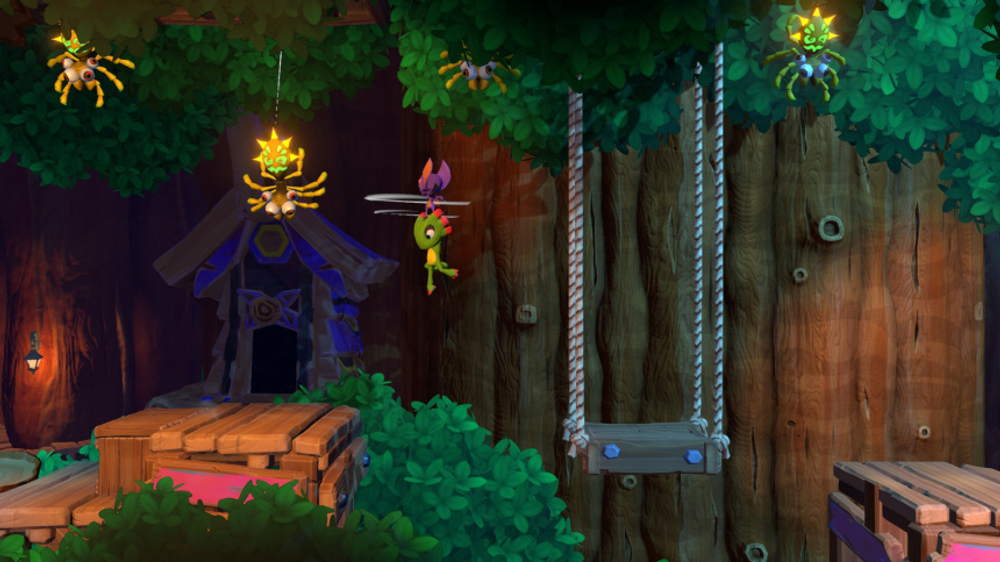 Yooka-Laylee and the Impossible Lair Стандартное издание (диск для PS4, полностью на английском языке)