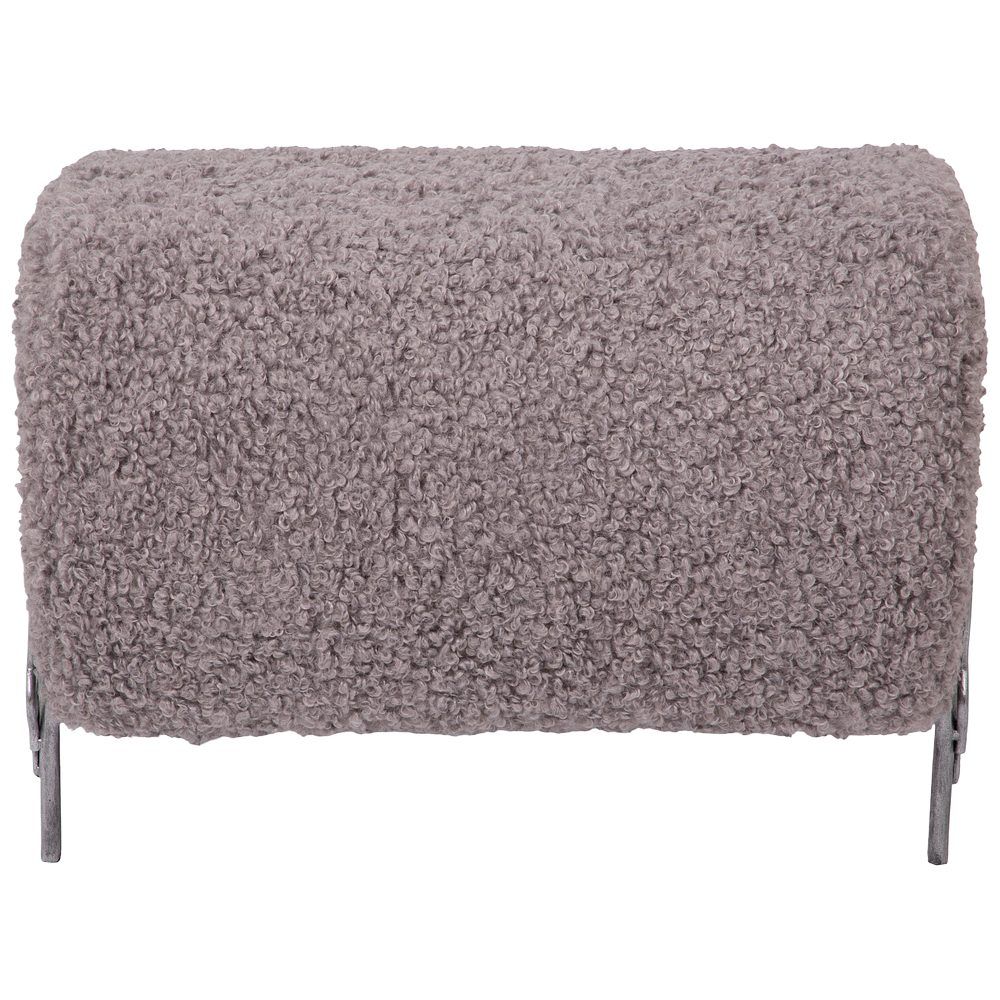 Банкетка Нимфея Серый Античное Серебро