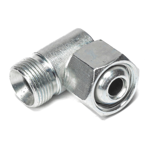 Угольник РВД (М22*1,5-М22*1,5), с гайкой