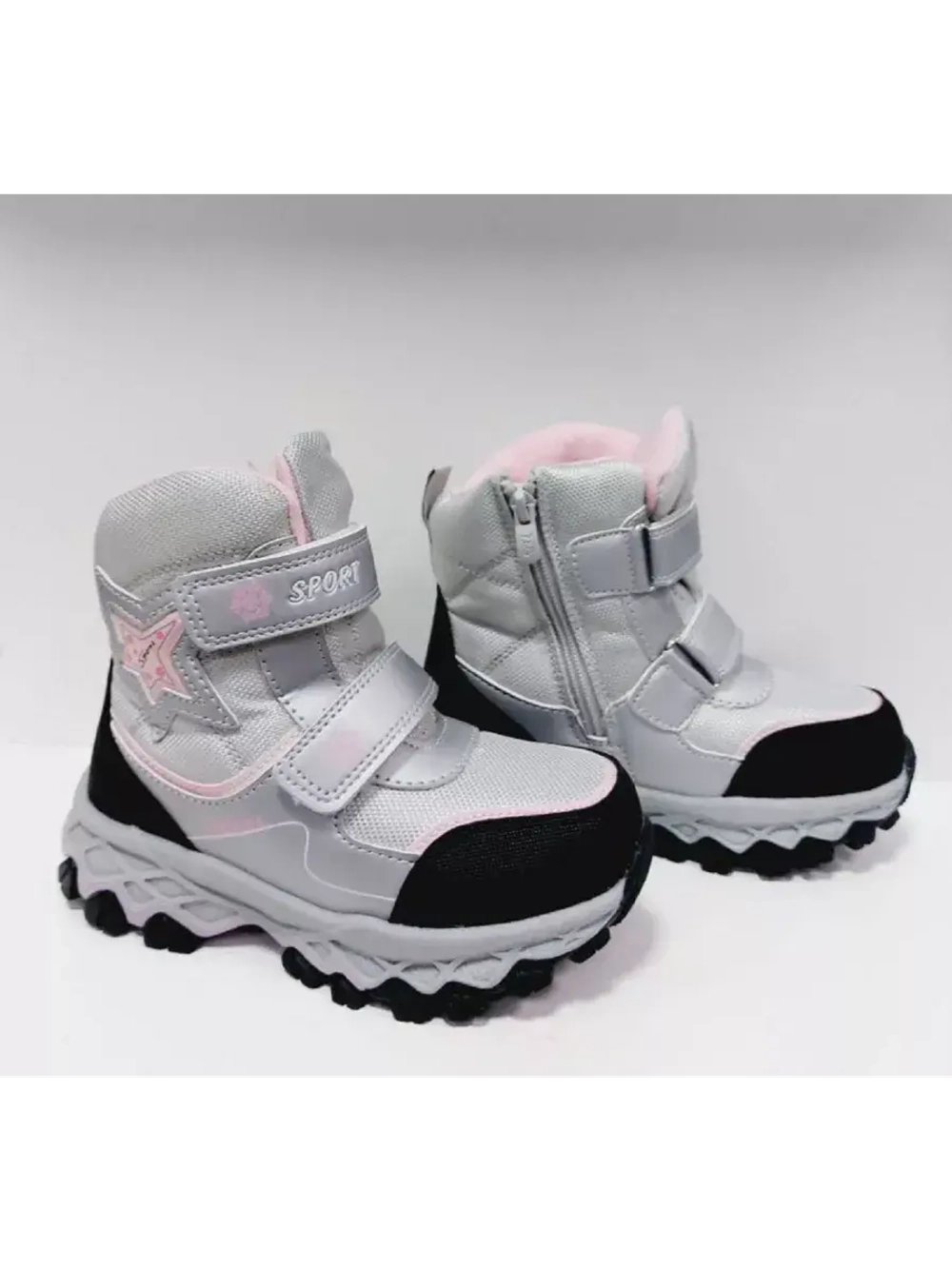 Детские зимние непромокаемые ботинки для девочки.