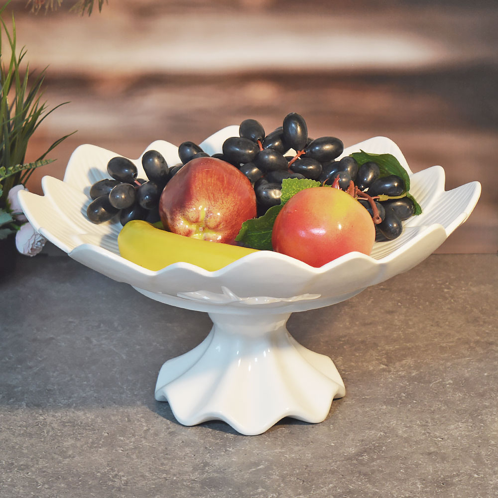 Блюдо сервировочное 36*36*17см на ножке