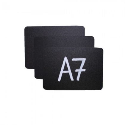 Ценник 105*74 мм. А7 меловой черный без подставки 58078