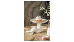 Блюдо на ножке Claystreet Классический Кролик 23 см