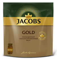 Кофе растворимый Jacobs Gold, 500 г