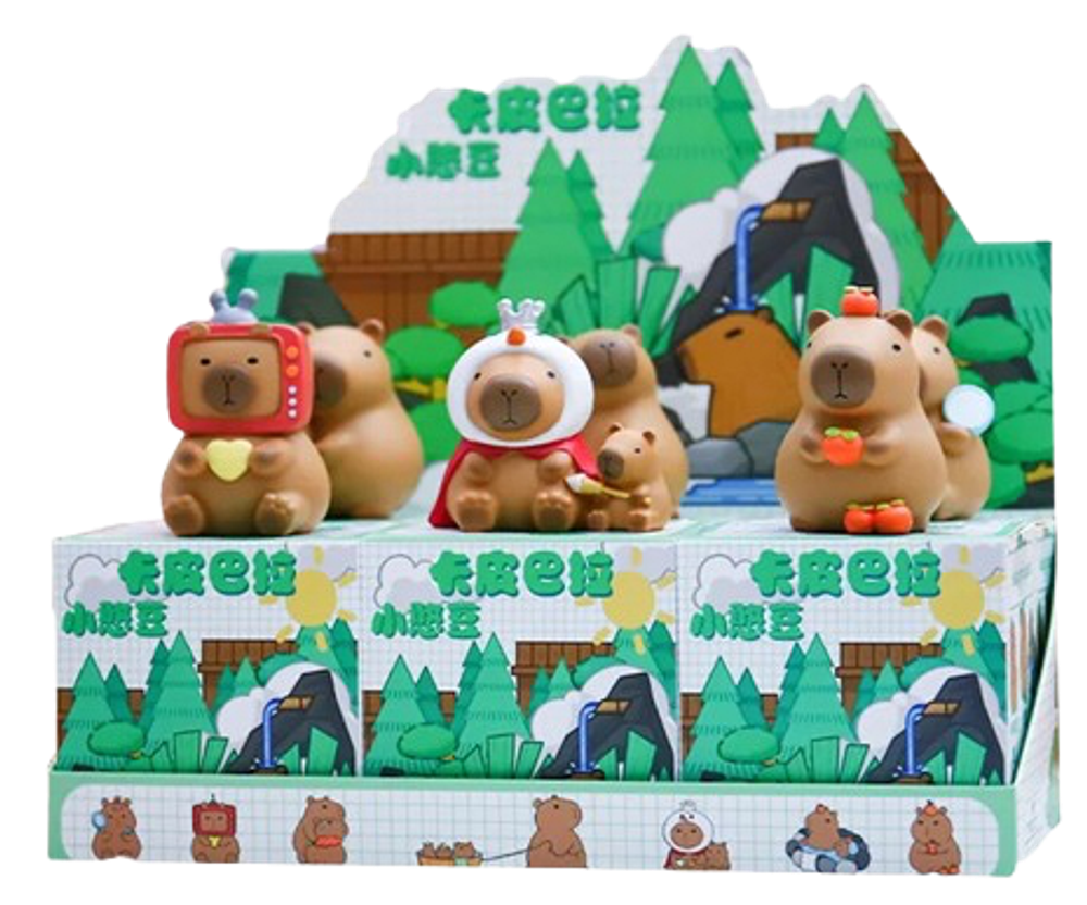 Рандомная фигурка Blind Box Little Bean Capybara