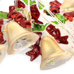 Гирлянда для дома "Колокольчик" на батарейках 2,0м 20лампLED, 1реж.,IP-20, Теплый белый (Серпантин)