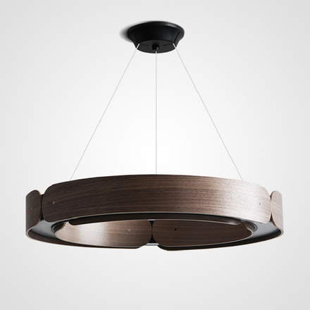 Подвесной Кольцевой Светильник Range 1 D70 Black Walnut By Imperiumloft